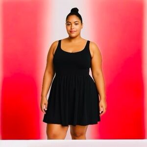 Torrid Black Skater Dress 4X
